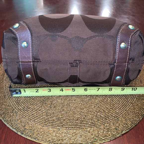 Coach Carly Signature Handbag - Picture 3 of 16